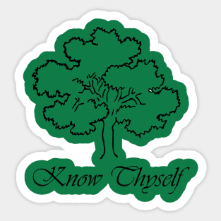 Know thyself Sticker